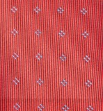    Prémium slim nyakkendő - Piros aprómintás