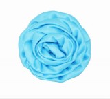 Szatén rózsa - Tűrkízkék