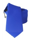               NN szatén slim nyakkendő - Királykék Egyszínű nyakkendő