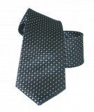   Vincitore slim selyem nyakkendő - Fekete pöttyös Aprómintás nyakkendő