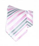    Newsmen gyerek nyakkendő - Rózsaszín csíkos Gyerek nyakkendők