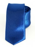 Szatén slim nyakkendő - Királykék