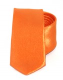 Szatén slim nyakkendő - Narancssárga