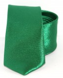 Szatén slim nyakkendő - Zöld