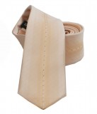                  NM slim nyakkendő - Púderbarack mintás Csíkos nyakkendő