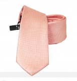      NM slim szövött nyakkendő - Púderbarack Egyszínű nyakkendő