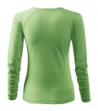 Női hosszúujjú elasztikus póló - Almazöld