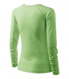 Női hosszúujjú elasztikus póló - Almazöld