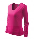 Női hosszúujjú elasztikus póló - Pink