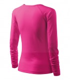 Női hosszúujjú elasztikus póló - Pink