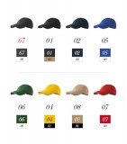 Unisex pamut baseball sapka díszcsíkkal Női kalap, sapka