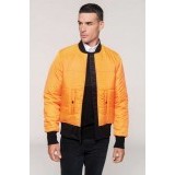 Férfi kifordítható átmeneti kabát - Fekete/Narancssárga