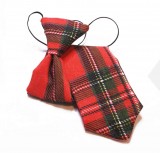 Gumis pamut gyereknyakkendő  - Skótkockás