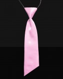            Női szatén gumis nyakkendő - Rózsaszín