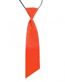            Női szatén gumis nyakkendő - Piros