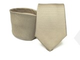 Prémium selyem nyakkendő - Drapp aprómintás Aprómintás nyakkendő