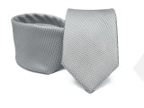 Prémium selyem nyakkendő - Ezüst Aprómintás nyakkendő