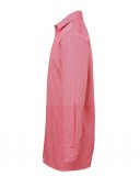 GINGHAM 100% pamut comfort fit h.u férfi ing Piros-fehér kockás Normál fazon