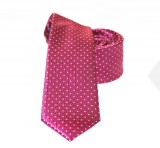               Goldenland slim nyakkendő - Pink aprópöttyös Aprómintás nyakkendő