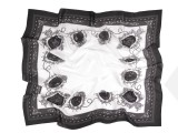 Mintás szatén kendő 90x90 cm Női divatkendő és sál