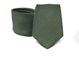        Prémium selyem nyakkendő - Sötétzöld Aprómintás nyakkendő