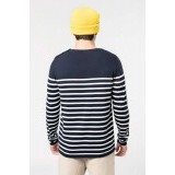 SAILOR JUMPER férfi csíkos pulóver - Kék-fehér Férfi pólók,pulóverek