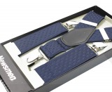         Férfi nadrágtartó - Kék mintás