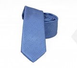                    NM slim szövött nyakkendő - Égszínkék pöttyös Aprómintás nyakkendő