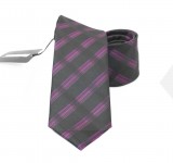                        NM normál nyakkendő - Lila-fekete