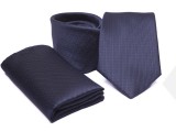    Prémium nyakkendő szett - Sötétkék aprómintás Aprómintás nyakkendő