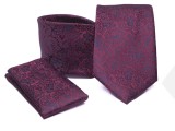    Prémium nyakkendő szett - Bordó mintás Aprómintás nyakkendő