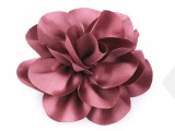 Szatén virág bross, hajdísz Ékszer, hajdísz