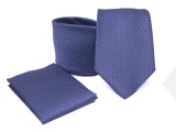    Prémium nyakkendő szett - Kék mintás