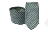    Prémium slim nyakkendő - Zöld kockás