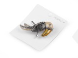 Bross csiszolt kövekkel - Tukán Kitűzők, Brossok