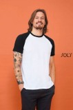 SOL'S FUNKY - FÉRFI 2 SZÍNŰ RAGLÁN UJJÚ PÓLÓ Férfi pólók,pulóverek