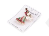 Bross csiszolt kövekkel Kitűzők, Brossok