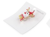 Bross csiszolt kövekkel  Kitűzők, Brossok