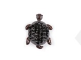 Bross strasszkövekkel - Teknősbéka Kitűzők, Brossok