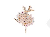 Bross csiszolt kövekkel - Balerina Kitűzők, Brossok