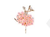 Bross csiszolt kövekkel - Balerina Kitűzők, Brossok