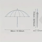   Női nyagy kilövös esernyő