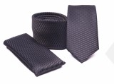    Prémium slim nyakkendő szett - Sötétszürke