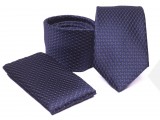    Prémium nyakkendő szett - Kék mintás