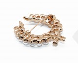                                              Arany bross gyönggyel Kitűzők, Brossok