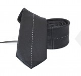                    NM slim szövött nyakkendő - Fekete csíkos