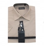   Goldenland rövidujjú ing - Drapp