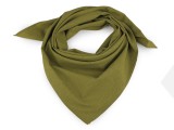 Pamut női kendő 70x70 - Khakyzöld