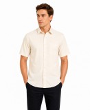                     Newsmen r.u normál fit ing - Ecru Slim, Smart fazon