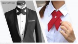 Szatén unisex kereszt nyakkendő - Orgonalila Női nyakkendők, csokornyakkendő